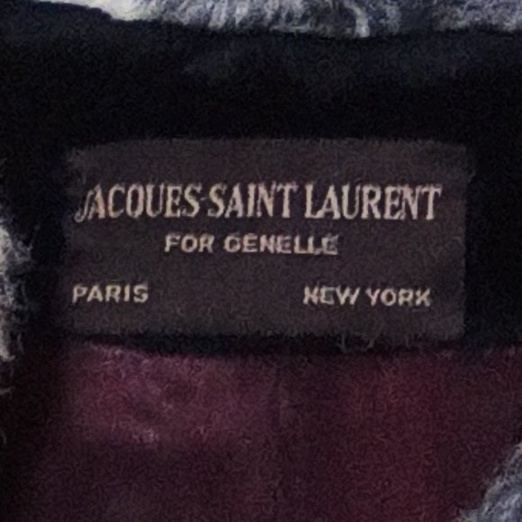 Rare Find "Saint Laurent" Faux Fur Coat - Picture 3 of 16